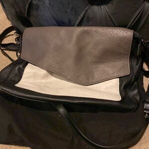 Botkier Color block crossbody black and taupe